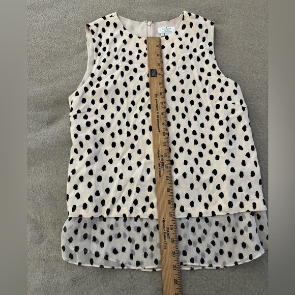 Kate Spade Leopard Polka Dots Sleeveless
Shell Blouse Female Size Small - Picture 7 of 8